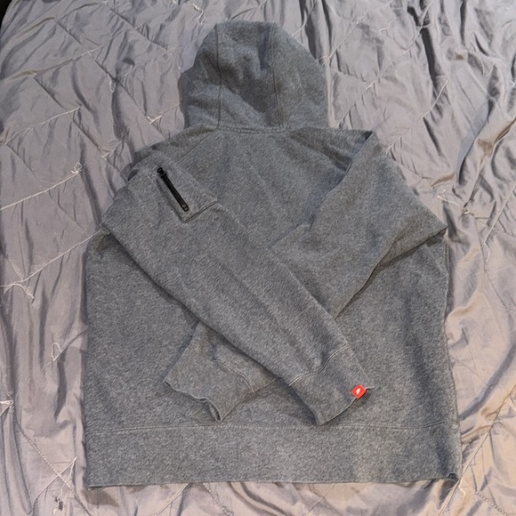 NIKE GREY ZIP UP HOODIE CHARCOAL - Picture 5 of 5